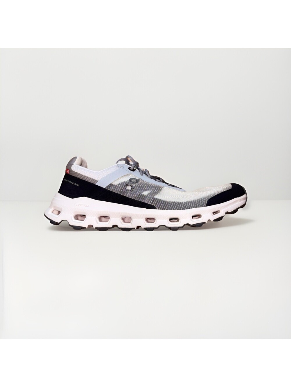 On Cloudvista Trail Running Shoes Women’s Size 8 White Grey Black Sneakers